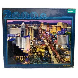 Buffalo Games Vegas Baby! 2000‎ Pc Puzzle - Las Vegas Sin City Jigsaw Puzzle